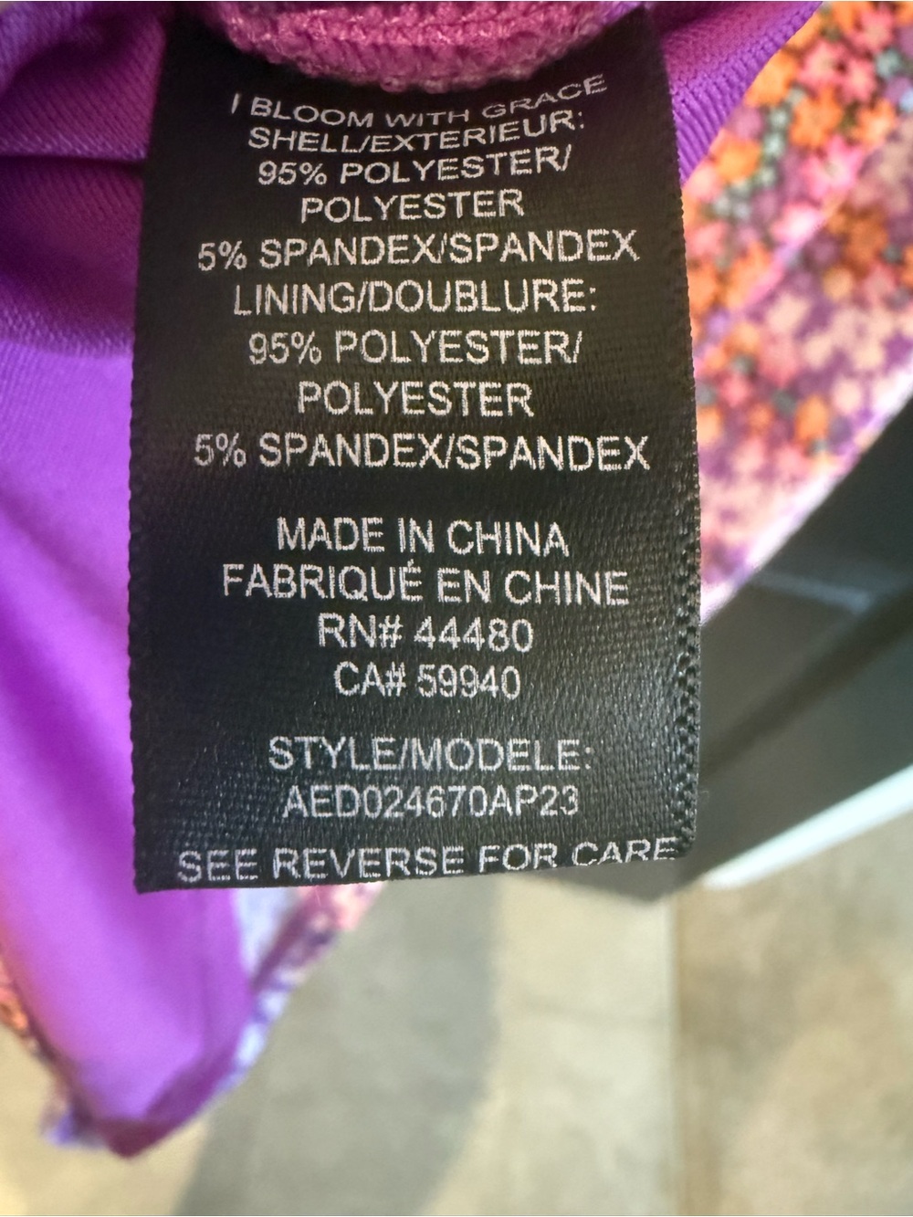 AFRM Purple Multi Floral Maxi Dress - Picture 4 of 4